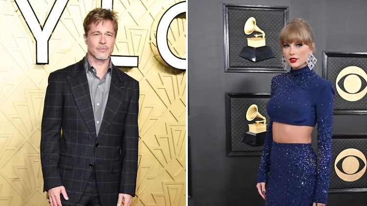 Auch unter den zehn Bestverdienenden dabei, aber nicht auf dem ersten Platz: Brad Pitt und Taylor Swift.
