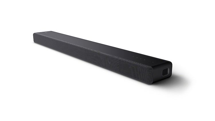 Das Design der Soundbar ist sehr sachlich.