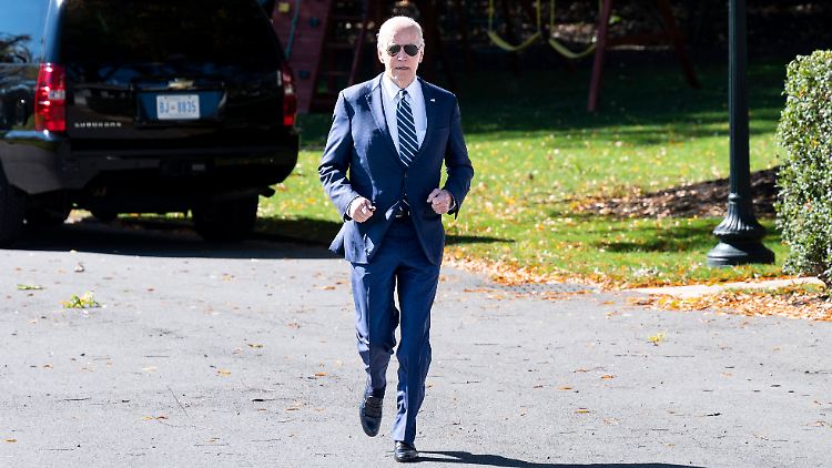 Raucht nicht, trinkt nicht und macht Sport: US-Präsident Biden.