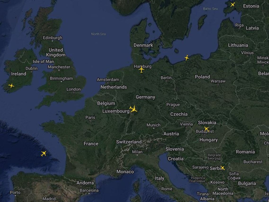 Die Lage am Morgen: Alle Maschinen von und nach Frankfurt, München, Stuttgart, Hamburg, Dortmund, Hannover und Bremen.