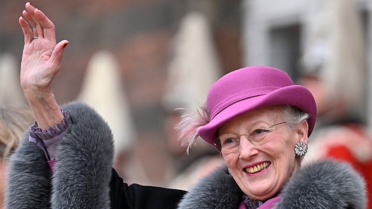 Sie selbst strahlt meistens - anders als Putin: Königin Margrethe II.