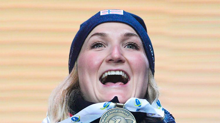 Marte Olsbu Röiseland war auch in Oberhof die große Medaillensammlerin.