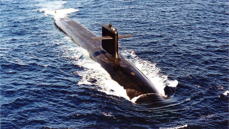 Französisches Atom-U-Boot "Le Triomphant".