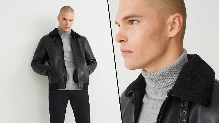 Die Lederjacke von C&A ist stark reduziert. Warum sie sich für jeden Mann lohnt.