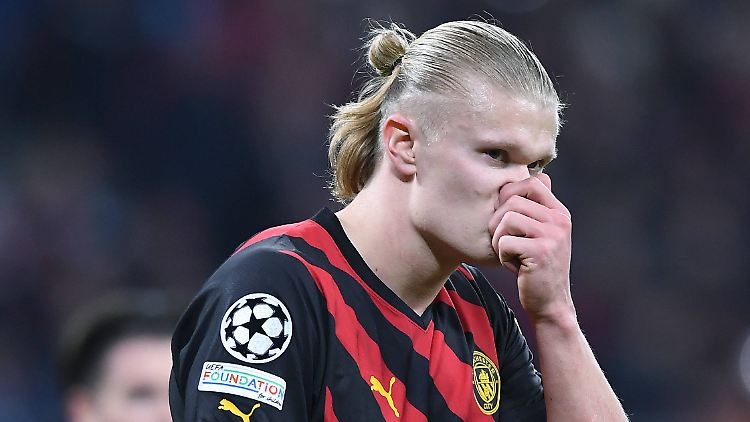 Trifft derzeit nicht mehr, wie er will: Erling Haaland von Manchester City.