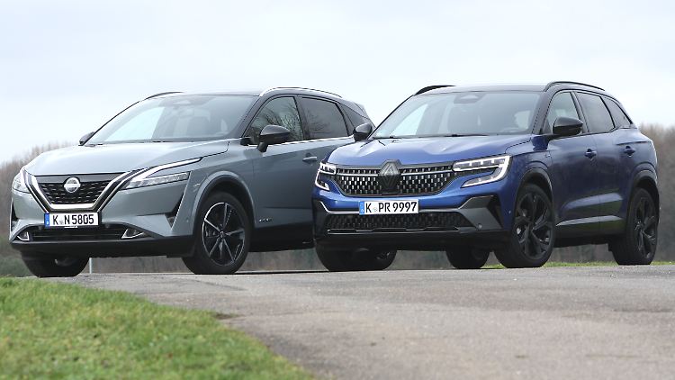 Trotz gleicher Basis lassen sich Nissan Qashqai und Renault Austral äußerlich klar unterscheiden.