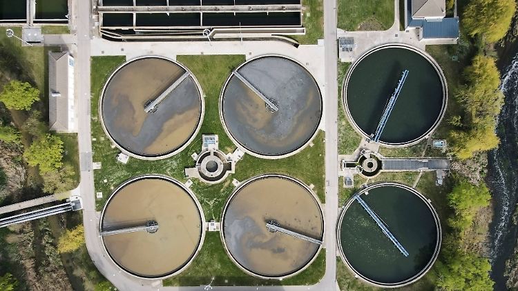 Viele PFAS landen auch im Klärschlamm von Klärwerken. 