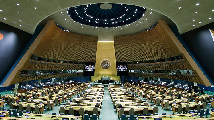 141 der 193 Mitgliedstaaten der Vollversammlung stimmten für die UN-Resolution.