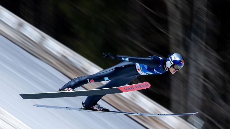 Andreas Wellinger, Deutschlands bester Skispringer in diesen Wochen.