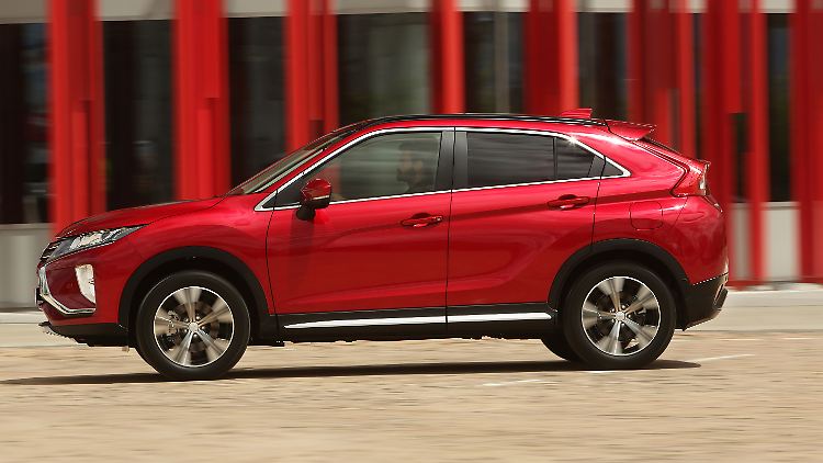 Der 4,41 Meter lange Mitsubishi Eclipse Cross strotzt vor Selbstbewusstsein.