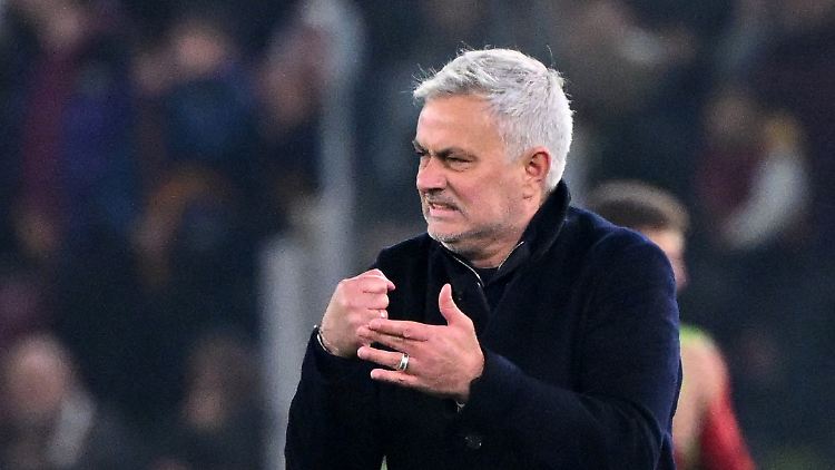 Augenscheinlich unzufrieden: Jose Mourinho.