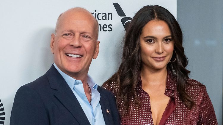 Bruce Willis und seine Frau Emma Heming-Willis. Der 67-Jährige leidet an einer schweren Form von Demenz.