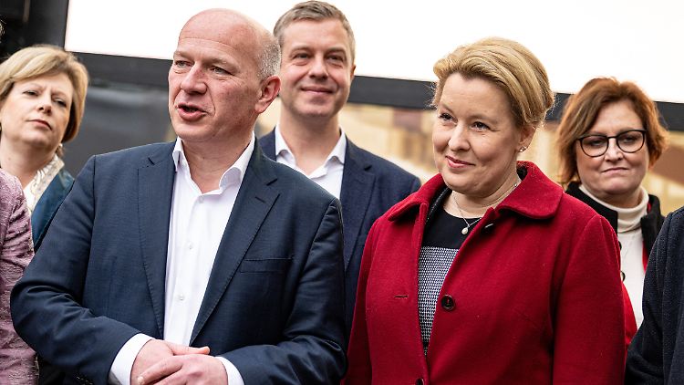 Sollte Schwarz-Rot klappen, würde Giffey auf den Bürgermeisterposten verzichten müssen.