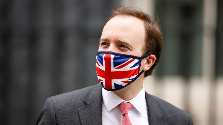 In Erklärungsnot: Der damalige britische Gesundheitsminister Matt Hancock 2021. 