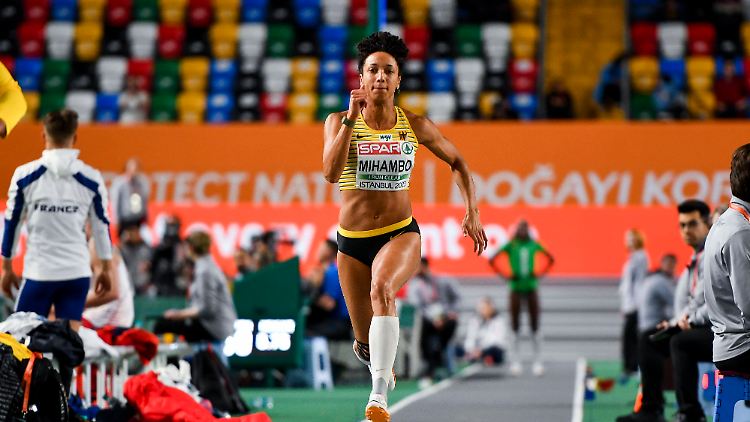 Lange Schritte, weite Sprünge: Malaika Mihambo.
