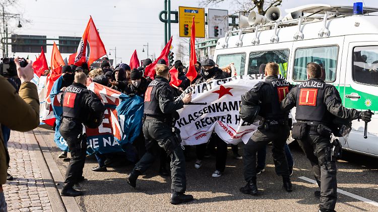 Die Polizei sprach in mehr als 200 Fällen einen Platzverweis aus. 