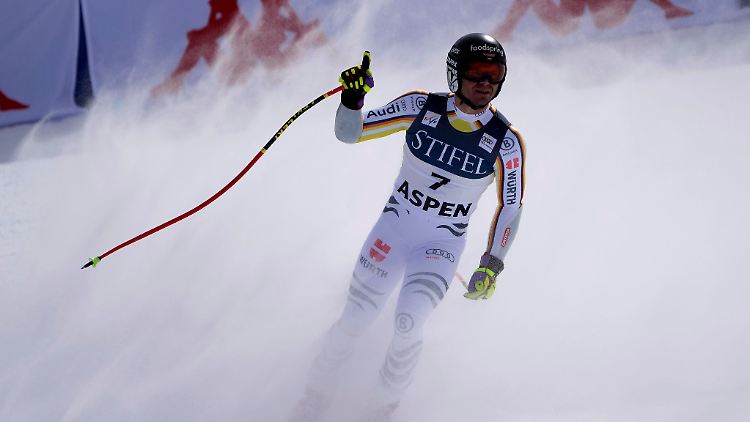 Andreas Sander fuhr im Super-G von Aspen auf Platz zwei.