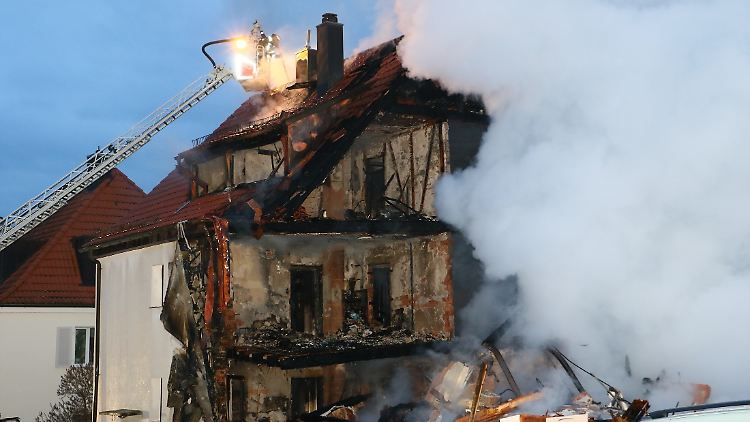 Die Folgen der Explosion sind verheerend.