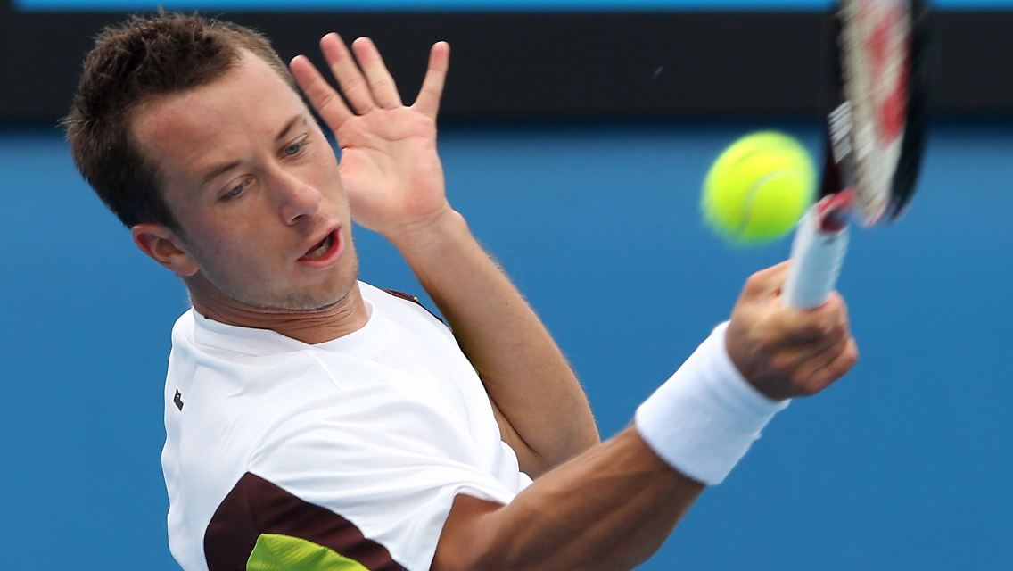 Philipp Kohlschreiber gewann gegen Tomas Berdych nur einen Satz und damit zwei weniger als nötig.