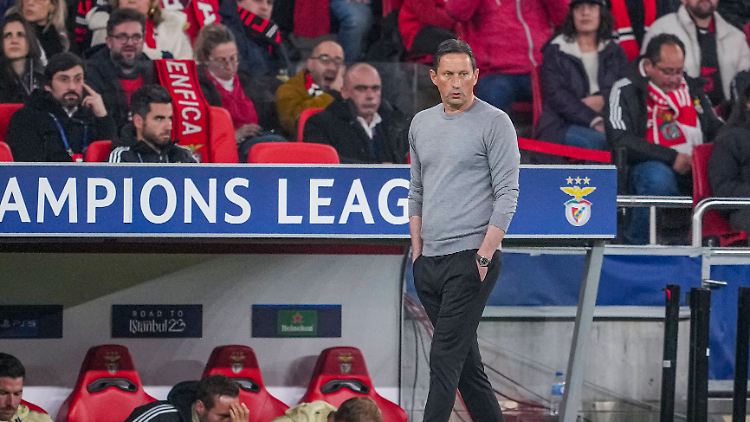 Roger Schmidt erlebte gegen den FC Brügge einen entspannten Abend.