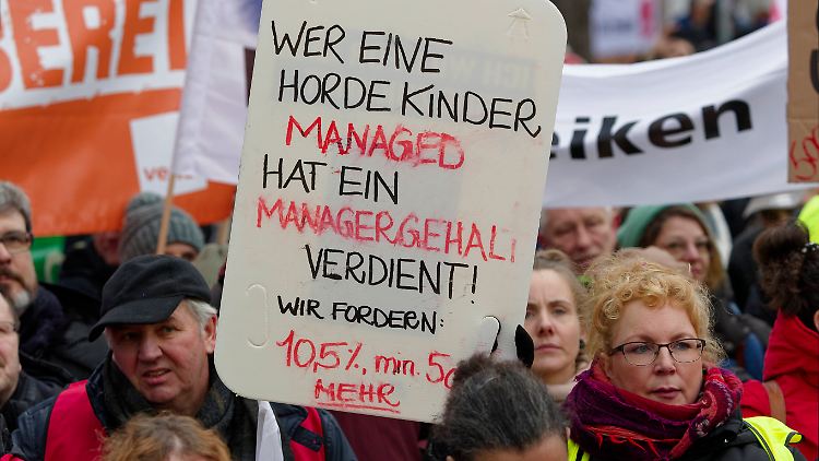 Ende März steht die nächste Verhandlungsrunde an. Endet die ergebnislos, könnte eine Urabstimmung folgen.