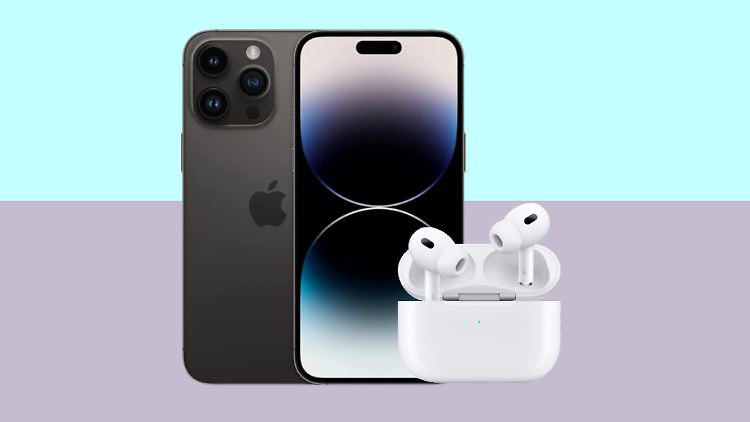 Das iPhone 14 Pro Max gibt es samt AirPods Pro 2 schon für 13 Euro bei o2.