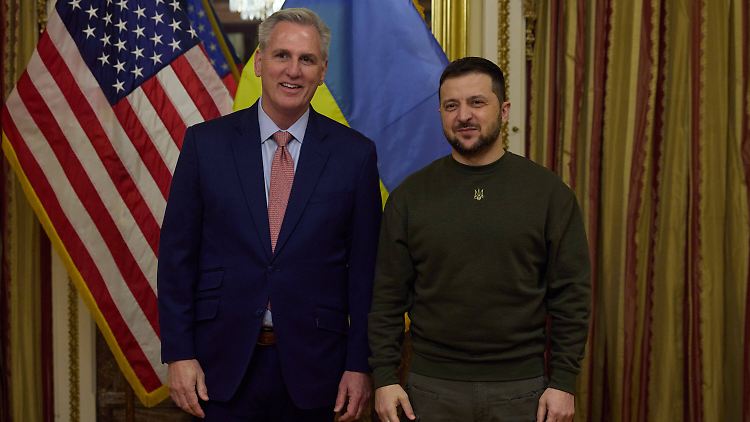Im Dezember zeigten sich McCarthy und Selenskyj noch einträchtig zusammen in Washington. 