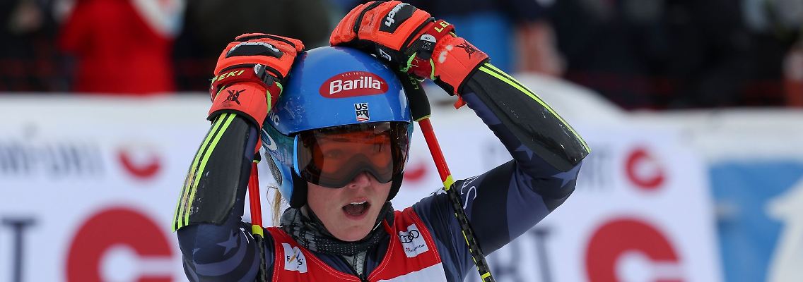 Geschafft: Mikaela Shiffrin feiert ihren 86. Weltcup-Sieg.