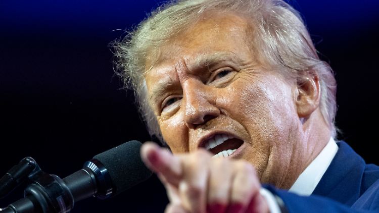Will keine Affäre mit der Pornodarstellerin Stormy Daniels gehabt haben: Ex-US-Präsident Donald Trump.