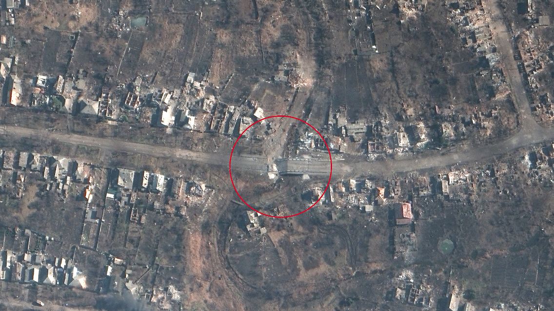 Circle_10_destroyed bridge and roadway_southern bakhmut_ukraine_6march2023_wv3.jpg