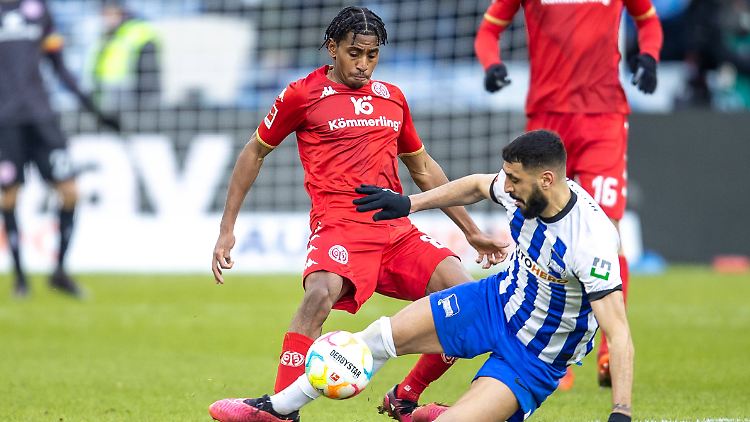 Leandro Barreiro hatte gegen Hertha BSC einen interessanten Arbeitstag.