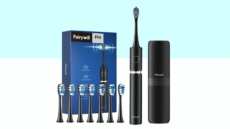 Ein echter Preiskracher: Die Schallzahnbürste Fairywell P11 Plus kostet bei eBay nur 17,35 Euro.