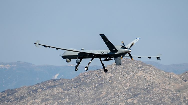 Eine US-Drohne vom Modell MQ-9 Reaper (Symboldbild).