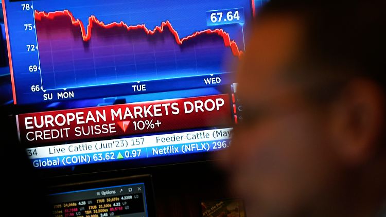 Die Sorge um das globale Bankensystem drückt auch andere Sektoren. 