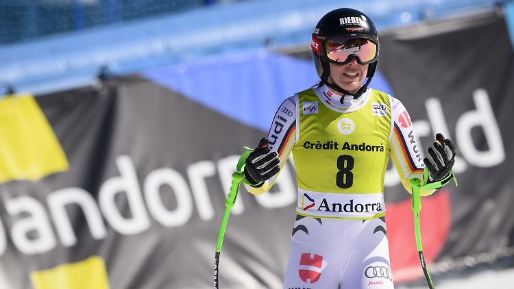 In der Abfahrt noch Neunte, im Super G ausgeschieden: Kira Weidle.