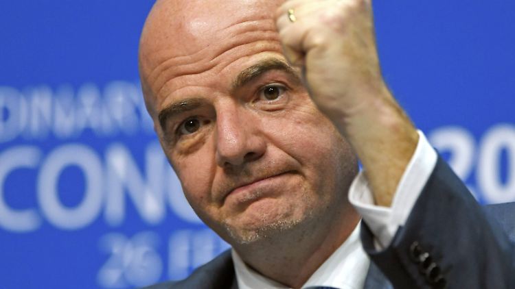 Aus Sicht von Gianni Infantino ist Gianni Infantino der beste Mann.