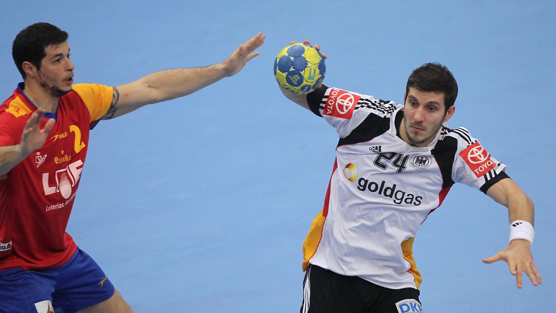 Spielmacher Michael Haaß war gegen Spanien der einzige Lichtblick im deutschen Rückraum.