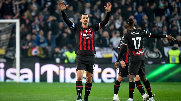 Zlatan Ibrahimovic feierte gegen Udinese sein erstes Saisontor. 