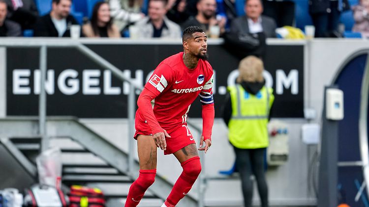 Kevin-Prince Boateng hatte Klärungsbedarf.