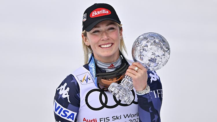 Mikaela Shiffrin holte sich in Andorra eine kleine Weltcup-Kristallkugel ab.