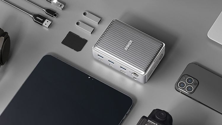 Testsieger Anker 577 Thunderbolt Docking Station.