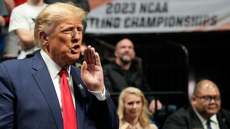 Angesichts seiner drohenden Festnahme rief Trump seine Anhänger zu Protesten auf.