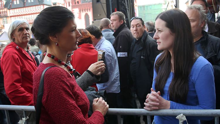 Zwischen Wagenknecht und Wissler herrscht momentan nicht die beste Stimmung. 