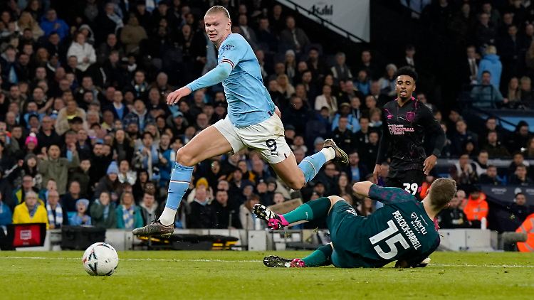 Noch ist unklar, ob Erling Haaland gegen die Bayern jubeln darf.
