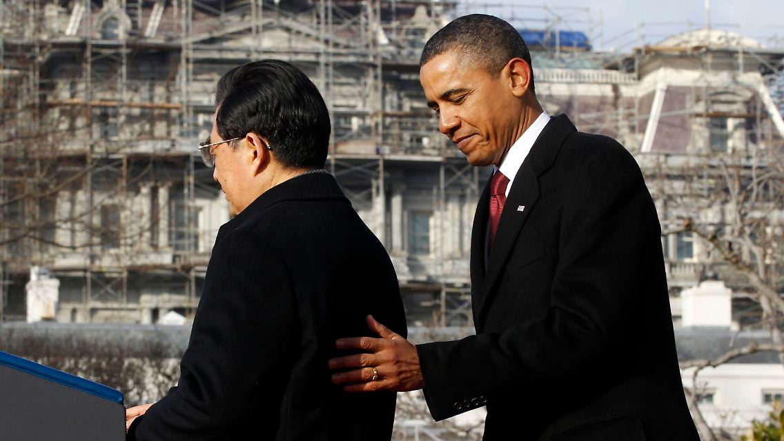 Hu Jintao und Barack Obama: Chinesisch-amerikanische Gesprächsrunde.