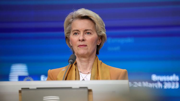 Möchte den Aufenthaltsort der entführten ukrainischen Kinder herausfinden: Ursula von der Leyen.
