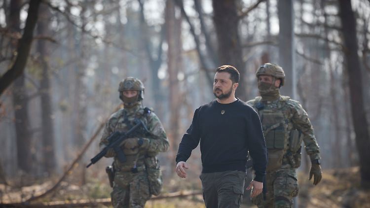 Drängt auf die Lieferung von Kampfflugzeugen aus dem Westen: Präsident Selenskyj.