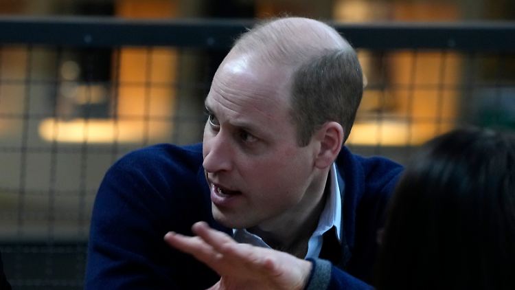 In Polen  besuchte Prinz William unter anderem britische Truppen.