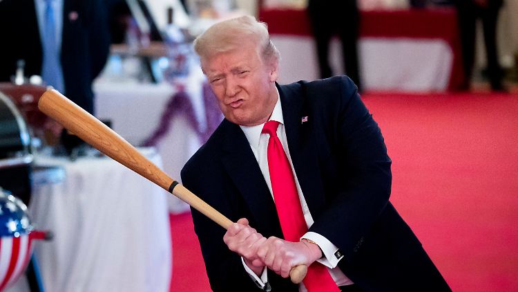 Trump gibt sich auf Truth Social schlagfertig.