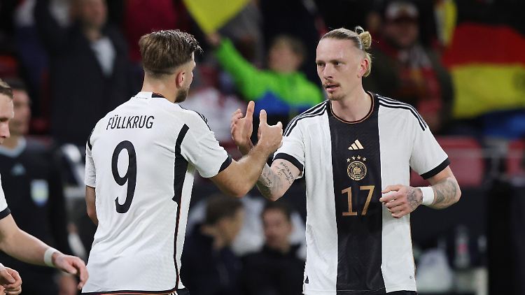 Niclas Füllkrug und Marius Wolf prägten das erste Spiel der Fußball-Nationalmannschaft nach dem WM-Desaster.